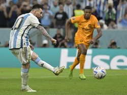Messi Gol Penalti, Argentina 2-0 Belanda