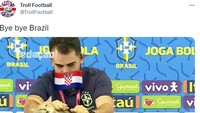 Meme Brasil kena karma aniaya kucing pun mewarnai lini masa media sosial. (Foto: Twitter)