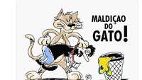 Karikatur ini menggambarkan kucing gantian mengusir Brasil dari Piala Dunia 2022. Duh! (Foto: Twitter)
