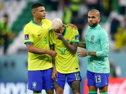 Brasil tumbang 2-4 dari Kroasia di babak adu penalti setelah bermain imbang 1-1 di extra time. (Foto: REUTERS/MATTHEW CHILDS)