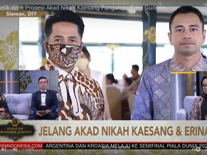 Raffi Ahmad-Desta Hadir di Akad Nikah Kaesang dan Erina