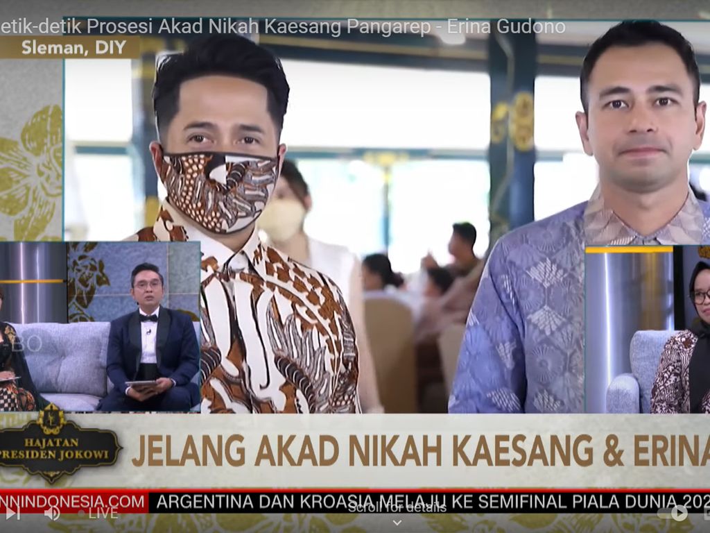 Raffi Ahmad Akhirnya Masuk ke Akad Nikah Kaesang, Sebelumnya Tak Ada Barcode Raffi Ahmad Akhirnya Masuk ke Akad Nikah Kaesang, Sebelumnya Tak Ada Barcode