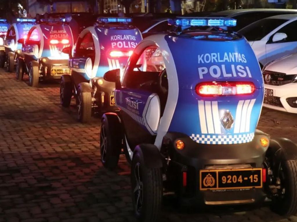 Potret Renault Twizy, Mobil Patroli Mungil Polisi di Nikahan Kaesang-Erina