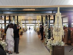 Suasana Pendopo Royal Ambarrukmo Jelang Akad Nikah Kaesang-Erina