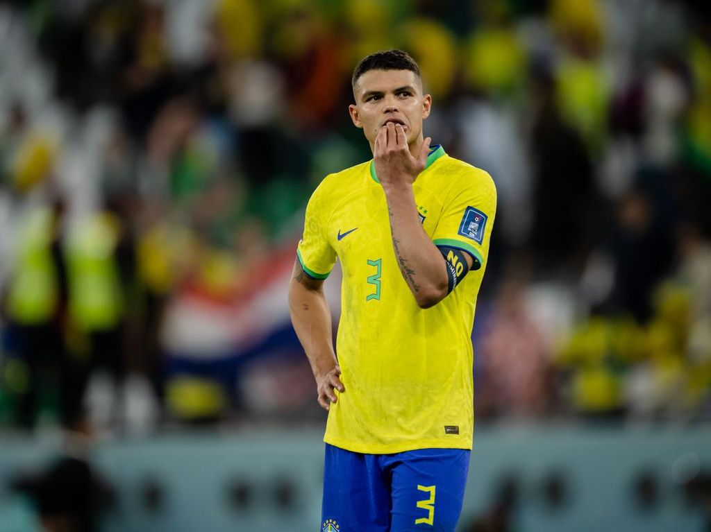 Thiago Silva Sesalkan Brasil Kecolongan Gol Serangan Cepat Kroasia