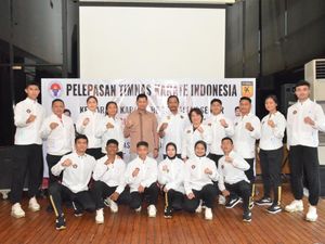 PB FORKI Lepas Kontingen Indonesia ke Kejuaraan Asia Karate di Uzbekistan PB FORKI Lepas Kontingen Indonesia ke Kejuaraan Asia Karate di Uzbekistan