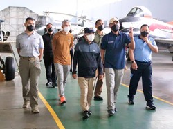 Wapres Kunjungi Museum TNI AU Sebelum Hadiri Akad Nikah Kaesang dan Erina