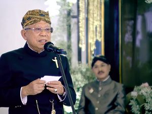 Nasihat Nikah Maruf Amin ke Kaesang-Erina: Jangan Banting Piring dan Pintu