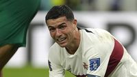 Tangisan Ronaldo Usai Portugal Disingkirkan Maroko