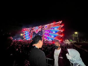 Nonton Yellow Claw Bareng Sandiaga Uno di DWP 2023 Hari ke-3