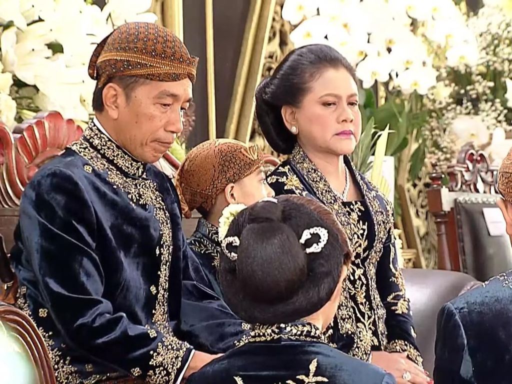 Jokowi Beri Tuntunan ke Gibran-Kaesang dan Erina, Iriana Menahan Tangis