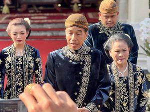 Wejangan Jokowi saat Prosesi Ngunduh Mantu Kaesang-Erina