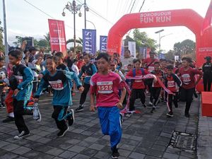 Keseruan Borobudur Marathon Fun Run 2022 di Magelang Keseruan Borobudur Marathon Fun Run 2022 di Magelang