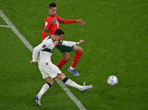 Maroko Menang Tipis, Portugal Nangis