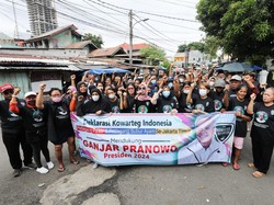 Kowarteg dan Pedagang Bubur Ayam Se-Jaktim Dukung Ganjar Nyapres 2024