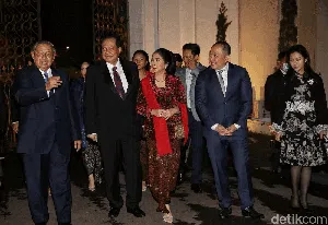 SBY hingga Megawati Hadiri Resepsi Malam Pernikahan Kaesang-Erina
