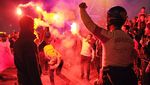 Supporter Maroko Rayakan Kemenangan Piala Dunia Usai Kalahkan Portugal