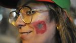 Supporter Maroko Rayakan Kemenangan Piala Dunia Usai Kalahkan Portugal