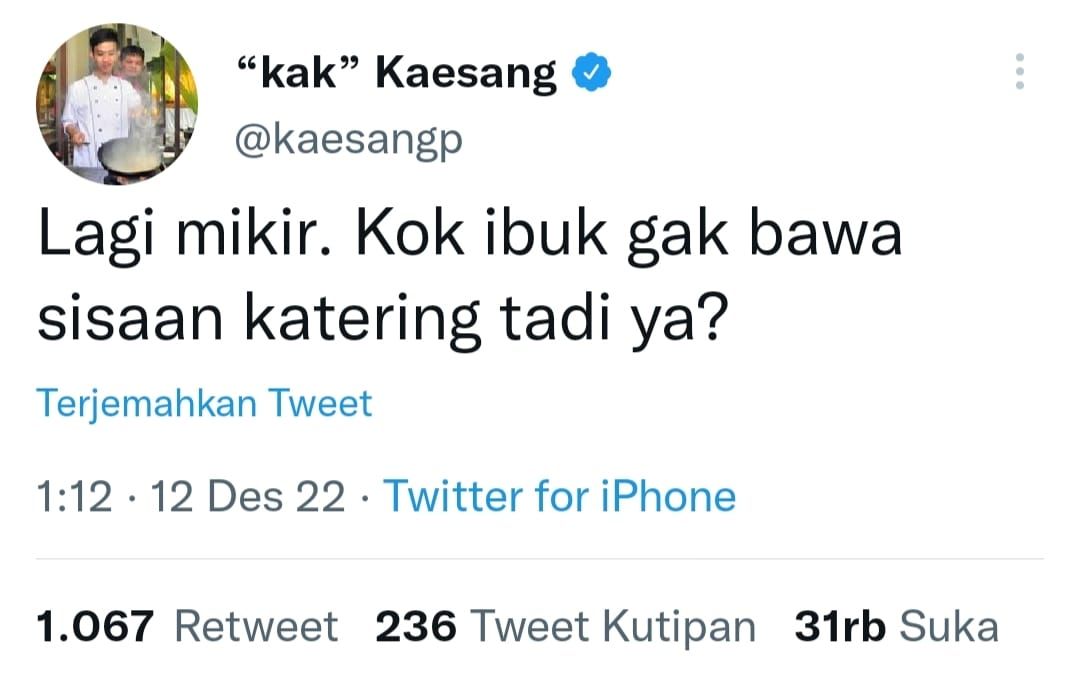 Cuitan Kocak Kaesang Pasca Menikah