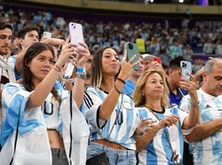 Suasana di Lusail Stadium saat Laga Argentina Vs Kroasia