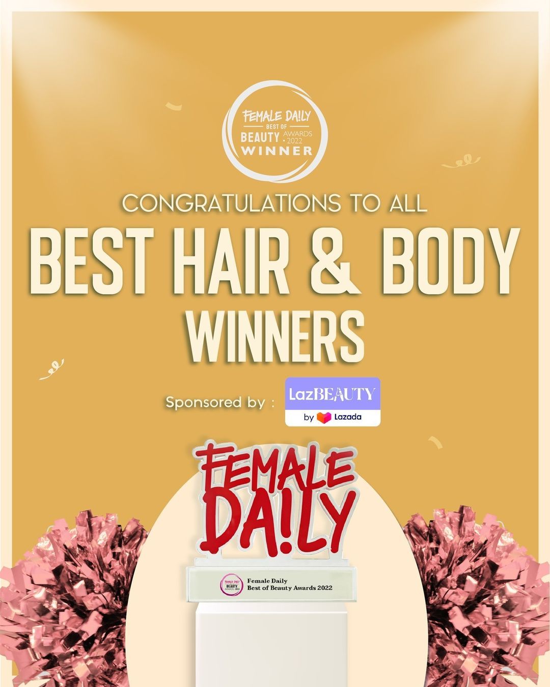Female Daily Best of Beauty Awards 2022