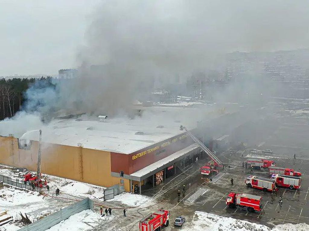 Mal di Moskow Terbakar Hebat, Kebakaran Kedua dalam 4 Hari