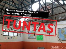 Before-After Perbaikan Atap Jebol SDN Pancoranmas 3 Depok