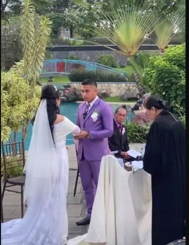 Pernikahan Aprilio Manganang dan Claudya