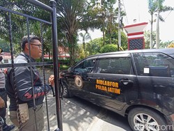 Polda Jatim Olah TKP Perampokan Rumah Dinas Wali Kota Blitar