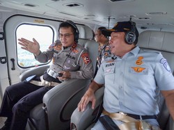 Cek Kesiapan Operasi Lilin, Kakorlantas Gelar Patroli di Udara & Darat