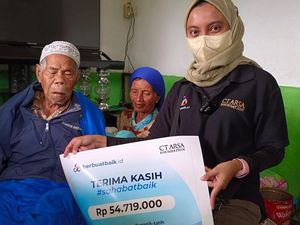 Senangnya Abah Taryo Dapat Domba Garut Berkat Donasi berbuatbaik.id