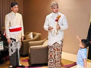 Bobby Unggah Foto Nahyan Tunjuk-tunjuk Kaesang di Depan Jokowi: Mohon Maaf