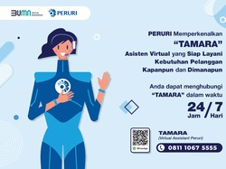 Peruri Kenalkan Tamara Asisten Virtual yang Siap Layani Kebutuhan Pelanggan