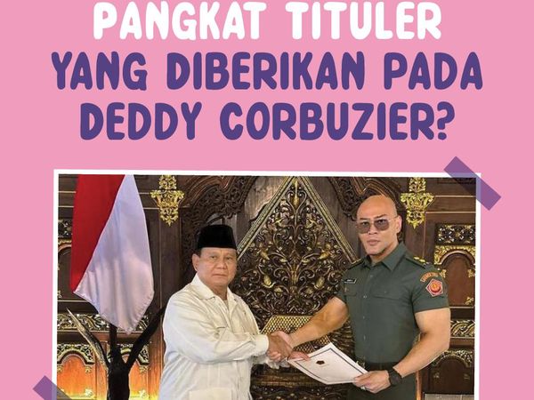 Infografis: Apa Itu Pangkat Tituler yang Diberikan pada Deddy Corbuzier?