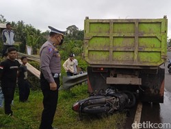 Bikers Asal Bandung Tewas Usai Seruduk Truk di Sukabumi