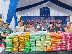 BNN RI Musnahkan 422 Kg Sabu Hasil Operasi Sejak September