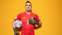 Kiper cadangan Argentina, Franco Armani, menempati posisi ketujuh dengan 4.456 menit bermain yang hampir seluruhnya untuk River Plate. Menariknya, dia belum pernah diturunkan di Piala Dunia 2022. (Foto: FIFA via Getty Images/David Ramos - FIFA)