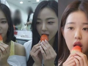 Gegara Pose Makan Stroberi Pakai Dua Tangan, Idol K-Pop Ini Dibanjiri Hujatan