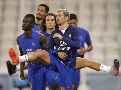 Intip Latihan Timnas Prancis Jelang Duel Lawan Maroko
