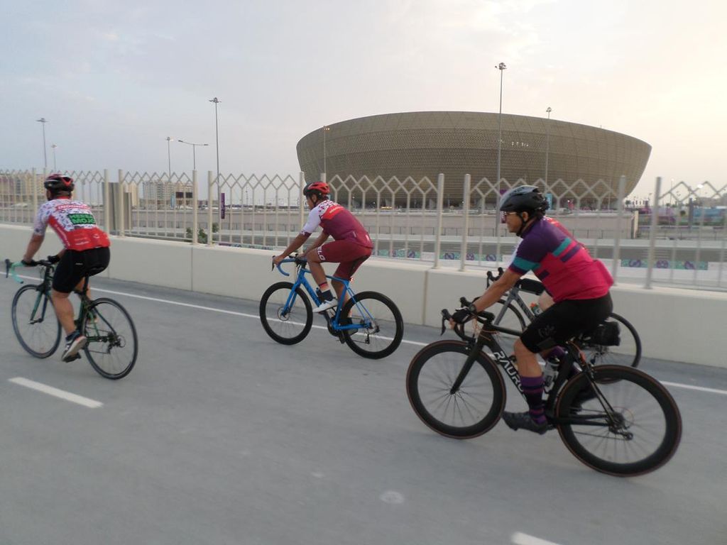 Menjajal Jalur Sepeda Terpanjang Dunia di Qatar