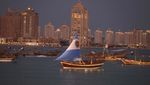 Jelang Semifinal, Perahu di Doha Kibarkan Bendera Argentina hingga Prancis