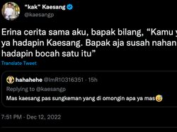 Kaesang Ungkap Pesan Jokowi ke Erina Saat Sungkeman, Apa Itu?