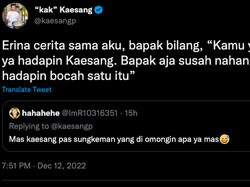 Kaesang Ungkap Pesan Jokowi ke Erina Saat Sungkeman, Apa Itu?