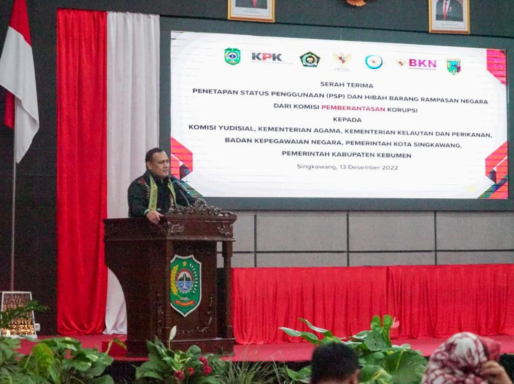 KPK Serahkan Aset Hasil Rampasan Korupsi Rp 63 Miliar ke 6 Instansi KPK Serahkan Aset Hasil Rampasan Korupsi Rp 63 Miliar ke 6 Instansi