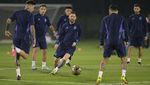 Melihat Latihan Messi Cs Jelang Hadapi Kroasia di Semifinal Piala Dunia 2022