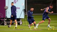 Melihat Latihan Messi Cs Jelang Hadapi Kroasia di Semifinal Piala Dunia 2022