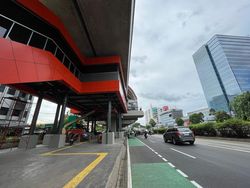 Kondisi Jl MT Haryono-Gatsu yang Kini Selesai Diperbaiki