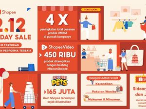 Pesanan Produk UMKM Naik 4 Kali Lipat di Shopee 12.12 Birthday Sale