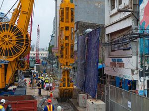 134 Dinding Penahan Tanah Dibangun di Proyek MRT Jakara