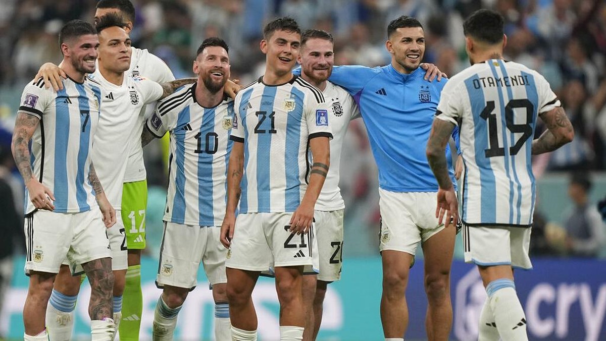 Argentina lolos ke final Piala Dunia 2022 usai menang atas Kroasia (Foto: AP/Martin Meissner)